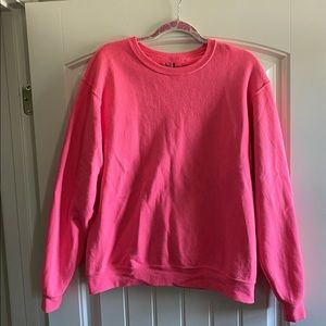 Neon pink sweater
